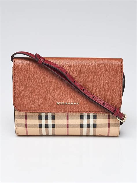 Burberry Haymarket Check Loxley Crossbody Bag 